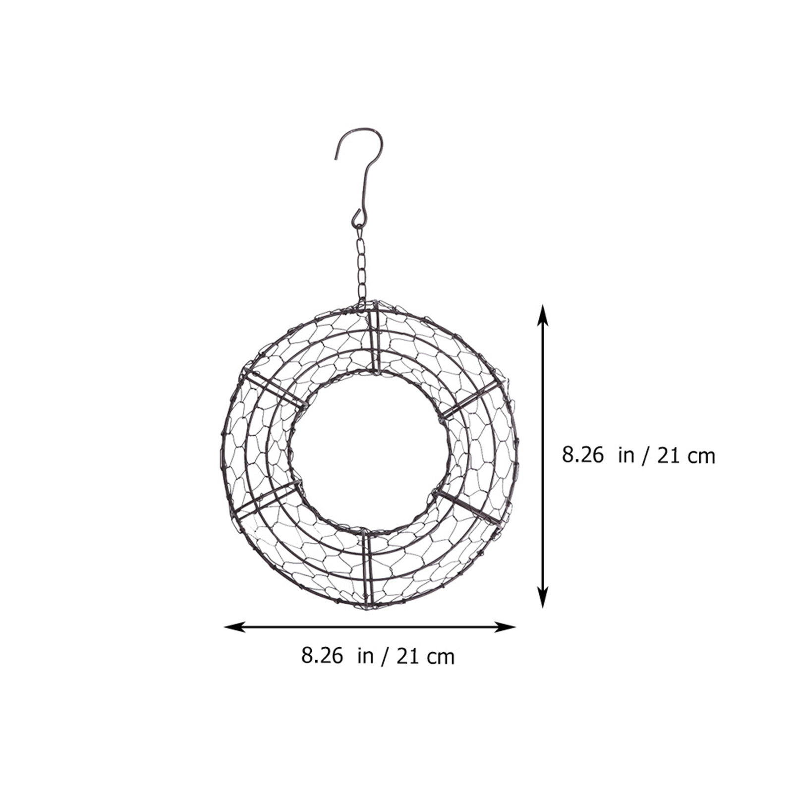 Round Iron Wreath Frame Succul - Wreath Form Wire review and price