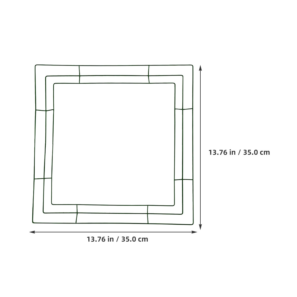 Square Wreath Frame 35x35cm Ir - Wreath Form Wire review and price