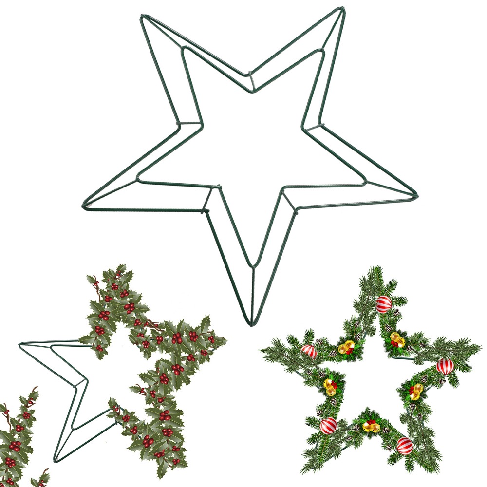 Decor Metal Wire Star Wreath F - Wreath Form Wire review and price