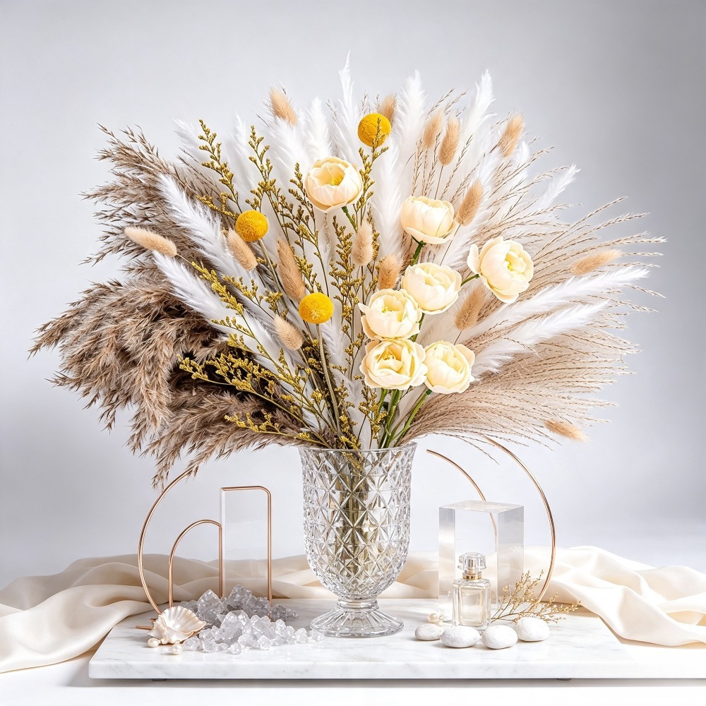 Mixed Dried Flower Bouquet, Pa - Florist Supply Vases review and price