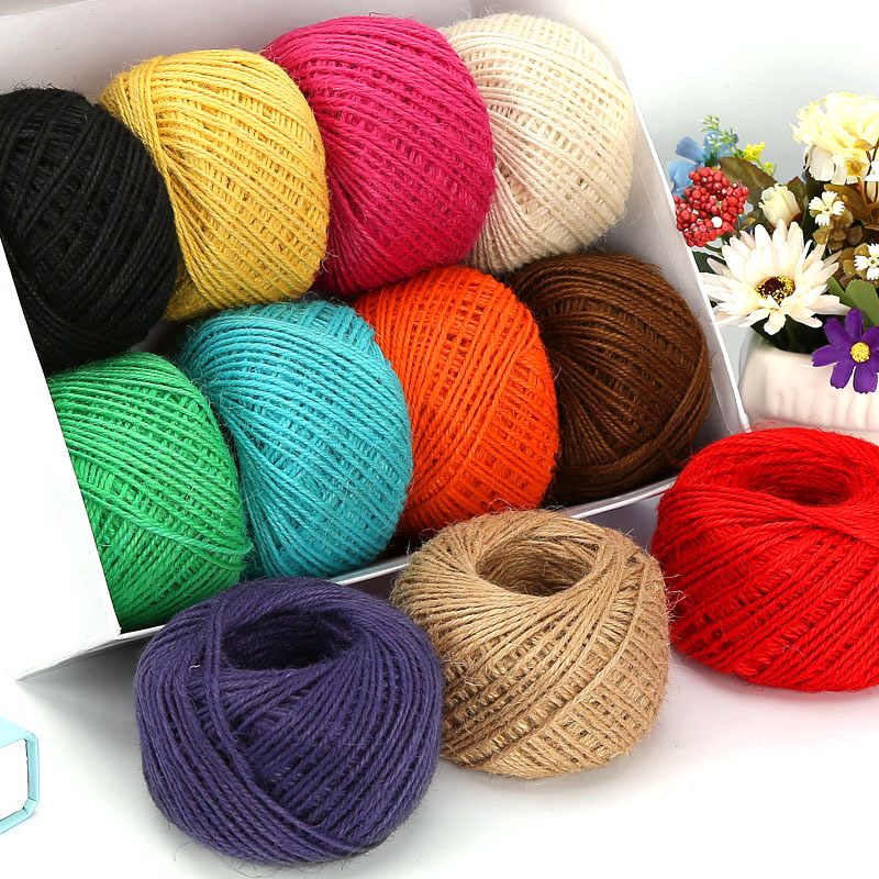 DIY Natural 2mm 50M/Roll Color - Twine Jute Natural review and price