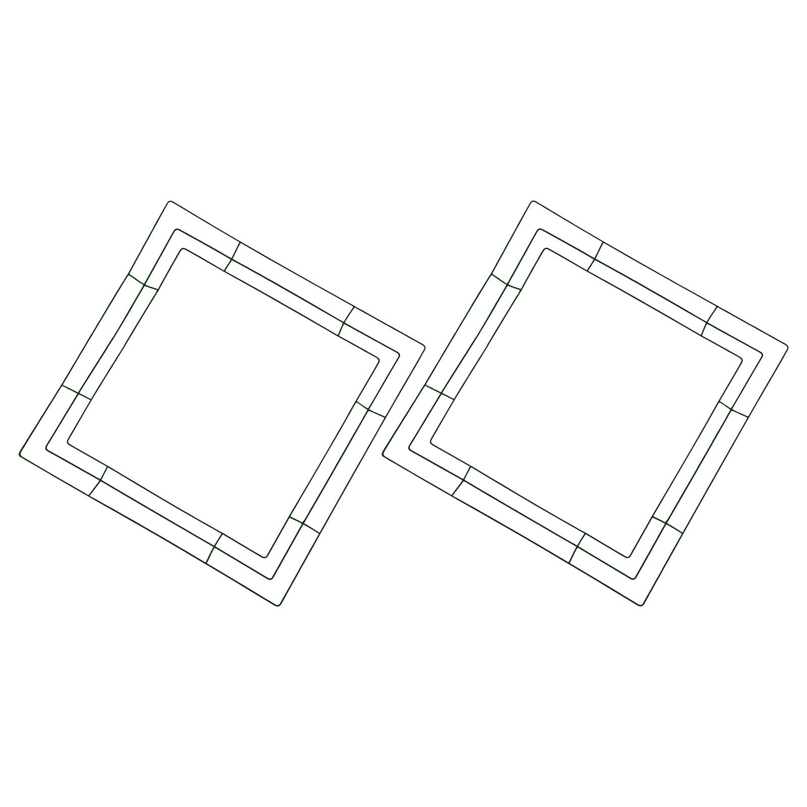 Square Wreath Frame Floral DIY - Wreath Form Wire review and price