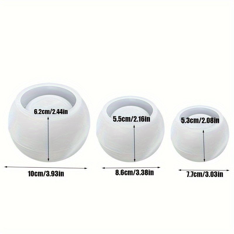 3pcs-Round Flower Pot Silicone - Florist Supply Vases review and price
