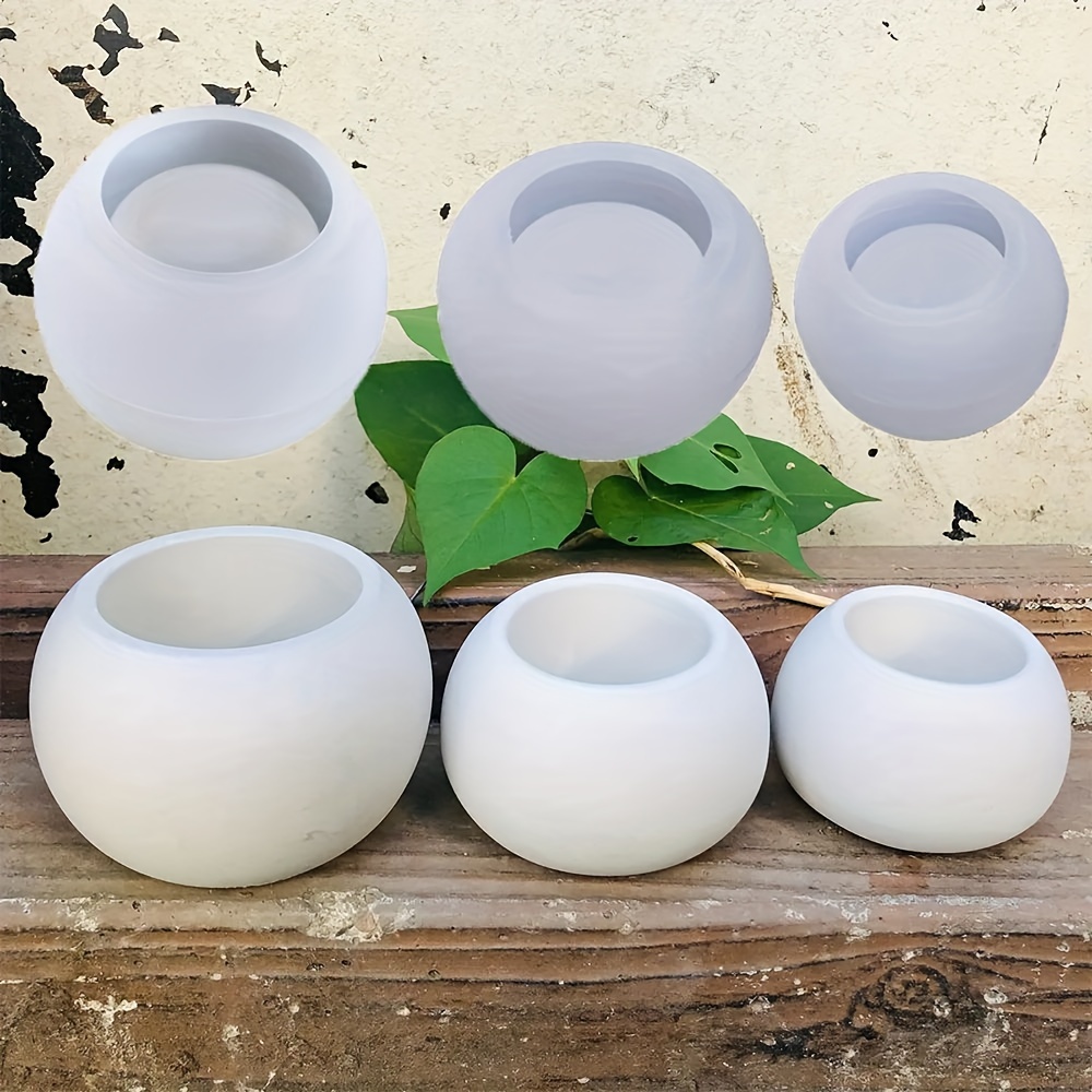 3pcs-Round Flower Pot Silicone - Florist Supply Vases review and price