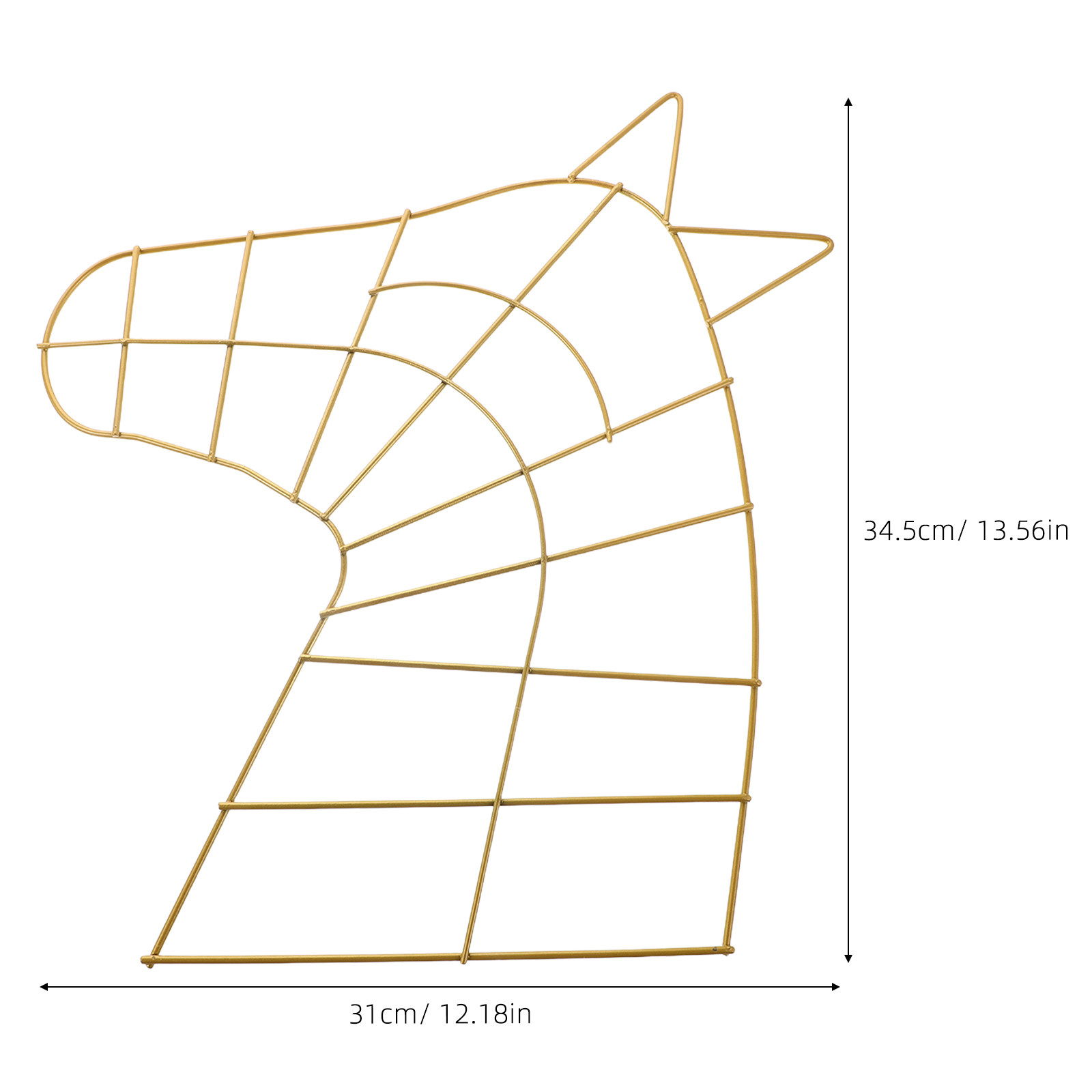 2Pcs Metal Wreath Frame Gold H - Wreath Form Wire review and price
